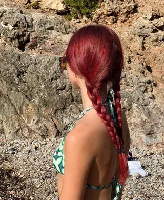 カラー 🇰🇷韓流暖色ヘア 🍒saaya🍒のヘアスタイル