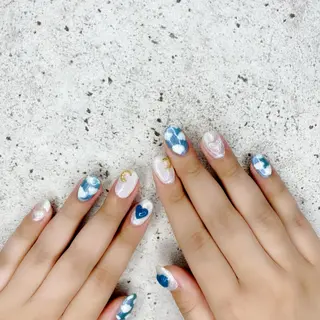 セミロング パーマ ヘアアレンジ メンズ キッズ ネイル マツエク・マツパ Salon Ｋのネイルデザイン