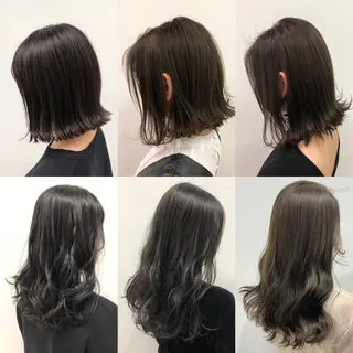 カラー 💖ブリーチなし透明 感💖ASAHIのヘアスタイル