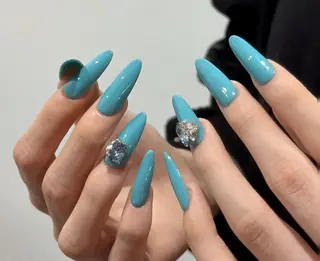 ネイル By moonネイル 🌷ワンホン/韓国風のネイルデザイン