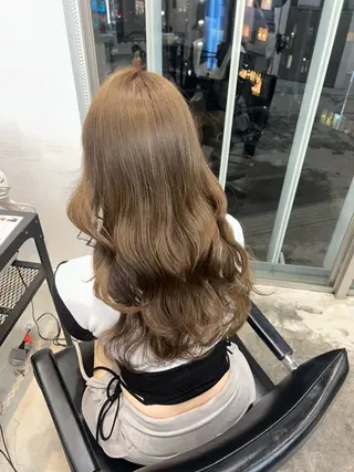 ロング カラー ヘアアレンジ ブリーチ 🎀 エクステ ♡さや♡のヘアスタイル