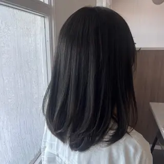 ミディアム 光本 千紘のヘアスタイル