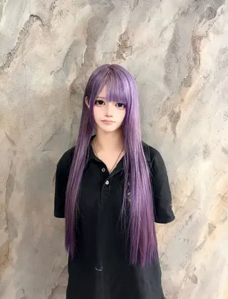 ロング カラー ユラ🪐 /ブリーチのヘアスタイル