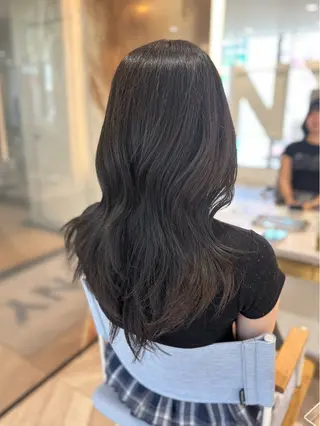 ロング 韓国ヘア 🇰🇷 RUKA 🩵🤍のヘアスタイル