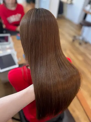 ロング カラー kyoka 髪質改善/縮毛矯正のヘアスタイル