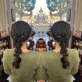 ロング ヘアアレンジ ハイライト/レイヤー /ハイトーン/AOIのヘアスタイル