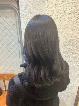 セミロング カラー ヘアアレンジ ボブ×艶カラー 特化・リクト💥のヘアスタイル
