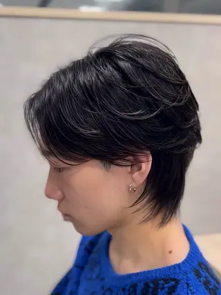 ミディアム パーマ メンズ 🔮メンズ縮毛矯正 メンズパーマ💎竹永のヘアスタイル
