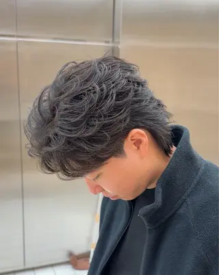 ショート カラー メンズ fifth 菅崎愛斗のヘアスタイル