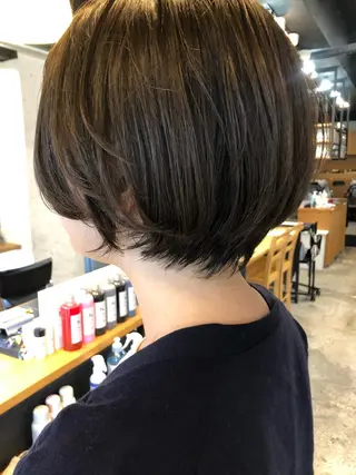 ショート カラー 骨格診断🍃ショート /ショートボブ✨岡元のヘアスタイル