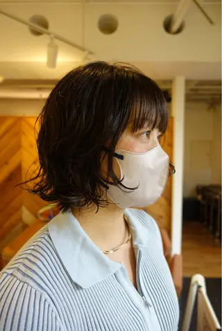 ショート パーマ lmano所属・🍃○岡 |  Maruokaのヘアスタイル
