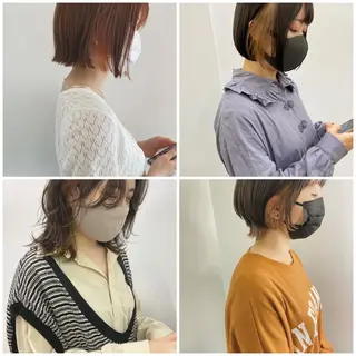 ショート カラー ショート/ボブ /パーマ🌿柏原良亮のヘアスタイル