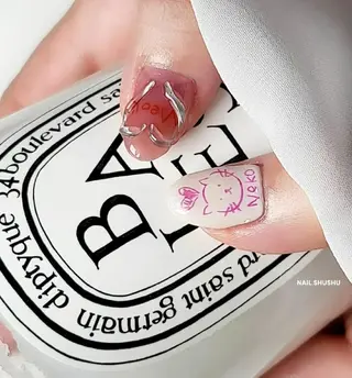 ネイル 3dパーツ/流行り 👧shushu❤️のネイルデザイン
