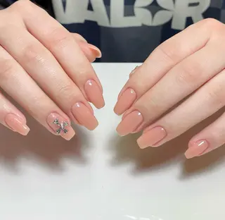 ネイル By moonネイル 🌷ワンホン/韓国風のネイルデザイン