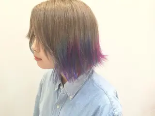 ショート カラー ハイトーン×髪質改善 KENTAのヘアスタイル