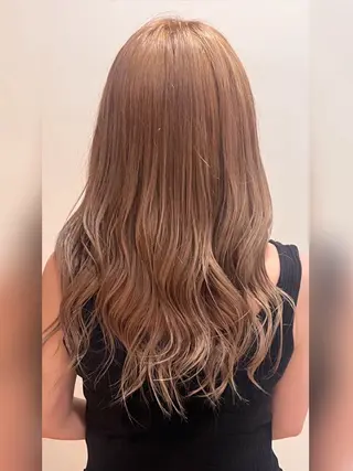 ロング カラー ️ちば🩵JILLE 恵比寿 透明感カラーのヘアスタイル
