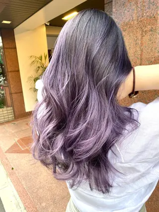 セミロング カラー ヘアアレンジ TOPSTYLIST 🇬🇧JIMMYのヘアスタイル