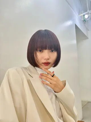 ショート カラー 🫧nari🫧 谷町 大阪のヘアスタイル