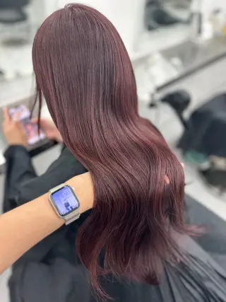 ロング カラー 透明感うる艶カラー 🤍MANAMIのヘアスタイル