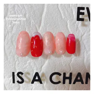 ミディアム ネイル 👑enen style👑のネイルデザイン