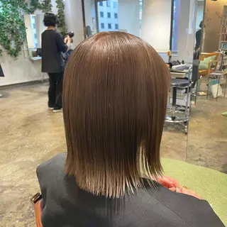 ショート カラー ヘアアレンジ 🇰🇷韓国スタイル レイヤー/ayanaのヘアスタイル