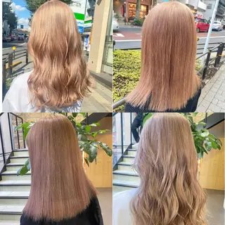 ロング カラー ヘアアレンジ TSUNA 🌙 Lim 五反田のマツエク・マツパデザイン