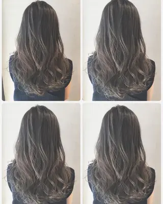 セミロング 【ブリーチ髪質改善 パーマ】宮田浩章のヘアスタイル