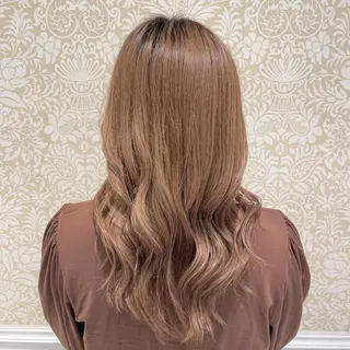 ロング カラー 髪質改善カラー💎 オオネヨシナリのヘアスタイル