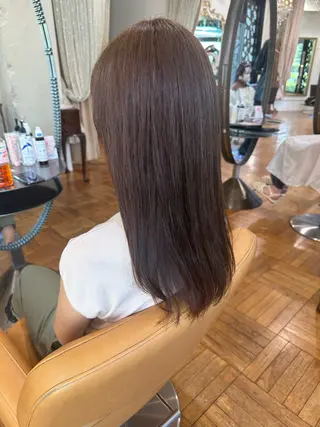 セミロング レイヤー／ ／るかのヘアスタイル