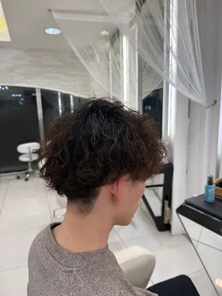 ショート パーマ メンズ 🔥men's特化 🔥三上 拓真のヘアスタイル