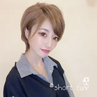 ショート 渋谷レイヤーカット❌ 縮毛矯正専門/武田涼のヘアスタイル