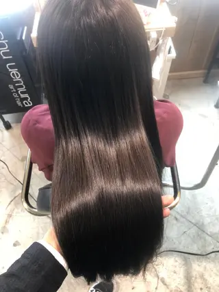 セミロング カラー ヘアアレンジ Sia中野新橋 『JUNYA』のヘアスタイル