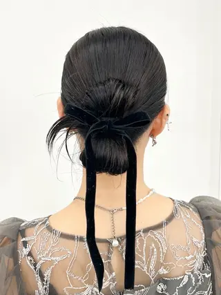 ヘアアレンジ 韓国ヘア/顔周り ヘアセット/加藤優里のヘアスタイル