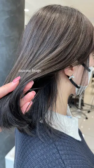 ミディアム BiBi 武田 あやのヘアスタイル