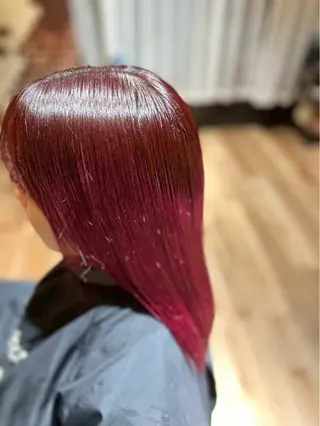ロング 松田 鈴菜のヘアスタイル