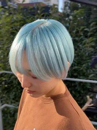 ショート カラー ヘアアレンジ mina 🌷のヘアスタイル