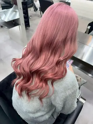 カラー ブリーチ/ハイトーン 心斎橋/honokaのヘアスタイル