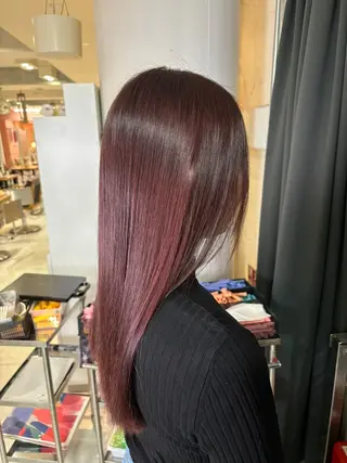 セミロング カラー 元地雷系美容師🫶 RYUSEI🐈⬛のヘアスタイル