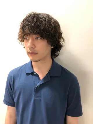 パーマ ヘアアレンジ メンズ メンズ特化✂️栗原 侑也のヘアスタイル