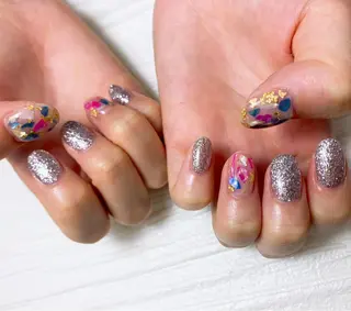 ネイル ⭐︎休業中の練習⭐︎ JNA認定講師髙橋のネイルデザイン