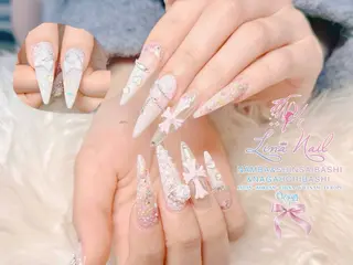 ロング Linanail Nambaのマツエク・マツパデザイン