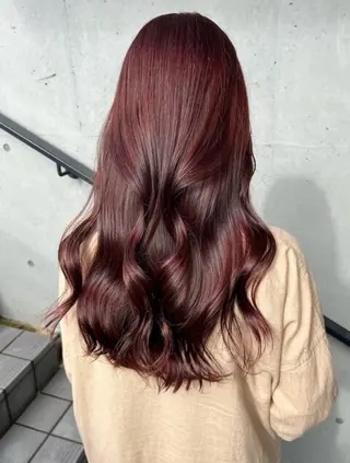 カラー 透明感ツヤカラー/ ゆうな💙のヘアスタイル