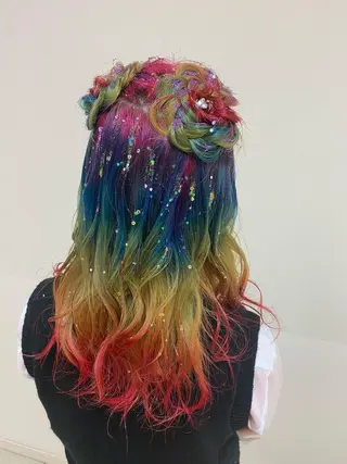セミロング カラー ヘアアレンジ enurk店 🍋 M I K U  *のその他イメージ