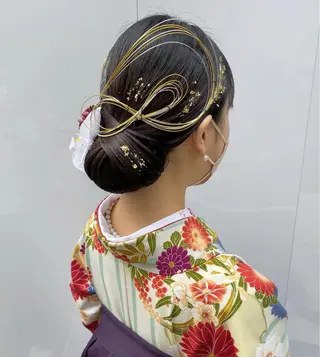 ヘアアレンジ 🌟アレンジが似合う カラー🌟Rumiのヘアスタイル