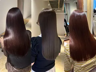 ロング 【髪質改善】 【縮毛矯正】のヘアスタイル