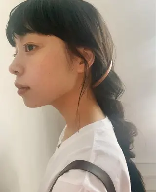 ロング カラー 西山 紗耶香🪽 透明感カラー/ボブのヘアスタイル