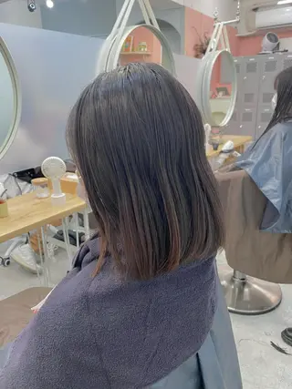ショート カラー メンズ ケアブリーチ/ツヤ髪 /ハイトーン/西村のヘアスタイル