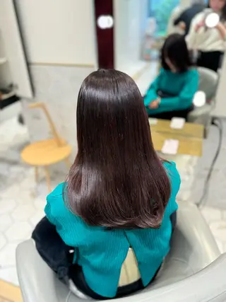 ロング カラー costes 今井芽依のヘアスタイル