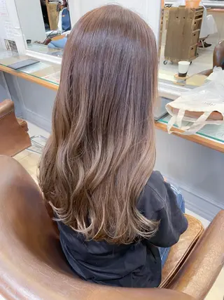 ミディアム カラー ✨カラー支持No.1 🧸ワキ カナコ🧸のヘアスタイル