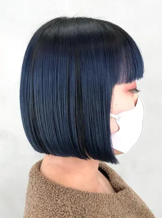 ショート カラー カラーモデル募集中 美容室ハピスのヘアスタイル